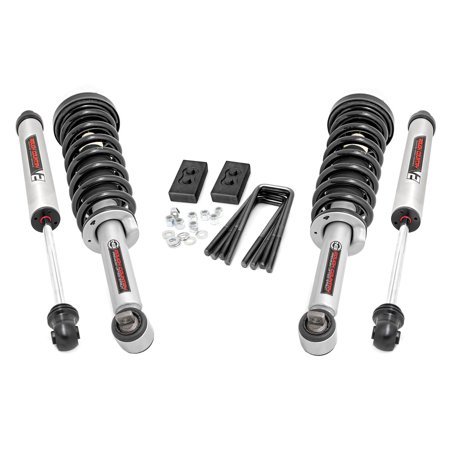 Rough Country 2" Kit w/N3 Struts & V2 Shocks for 21-23 Ford F-150 4WD - 57171 Fits select: 2022 FORD F150, 2021 FORD F150 SUPER CAB
