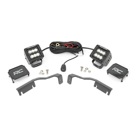 Rough Country LED Ditch Light Kit for 2022-2026 Nissan Frontier | Flood - 71065