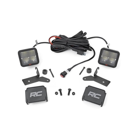 Rough Country LED Ditch Light Kit for 18-26 Jeep Wrangler JL/Gladiator - 80052