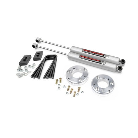 Rough Country 2" Leveling Kit (fits) 2009-2013 F150 | N3 Rear Shocks | Billet Suspension System | 56830