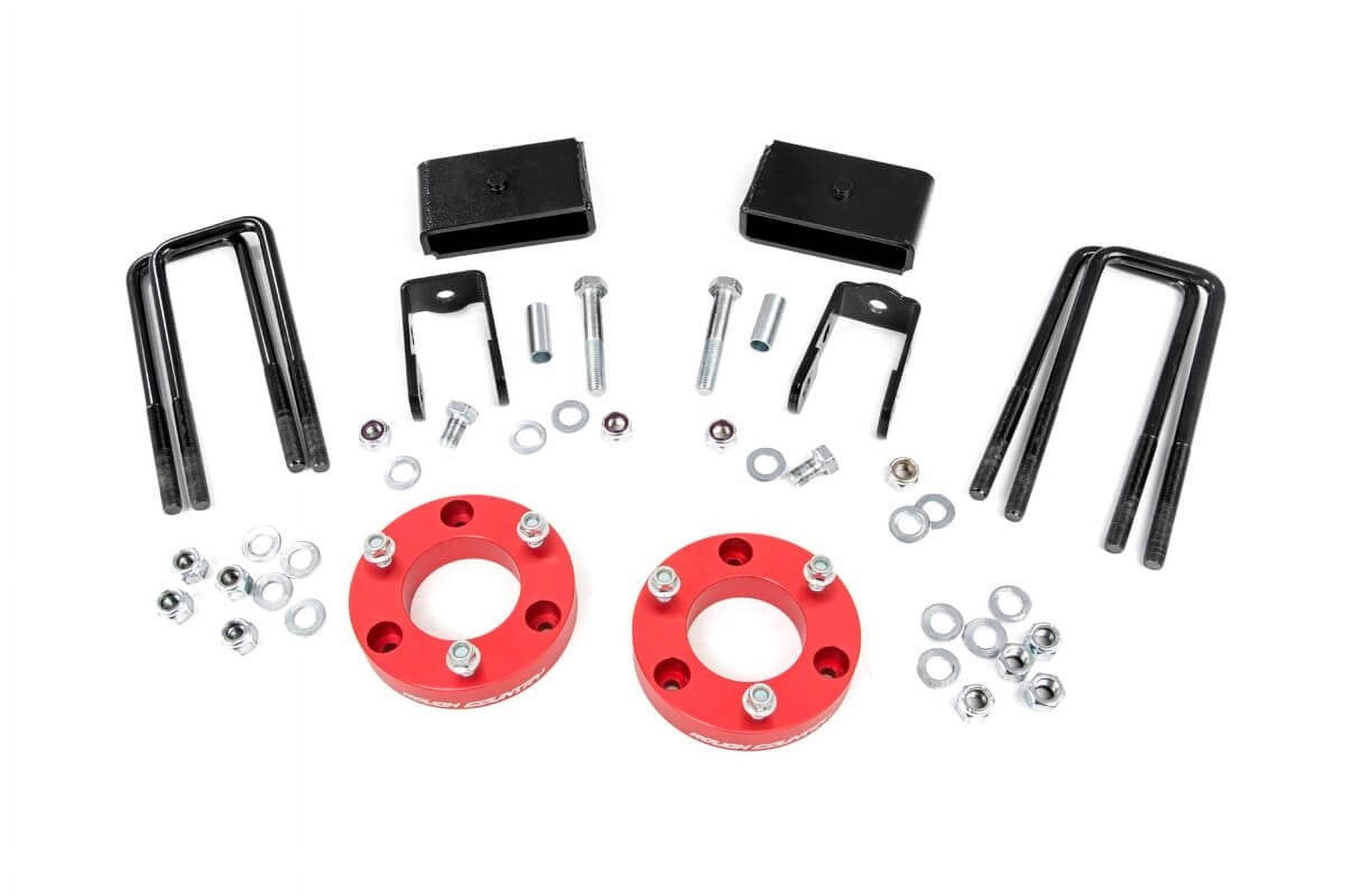 Rough Country 2" Lift Leveling Kit (fits) 2016-2020 Titan XD | Billet Aluminum Suspension System | 868RED