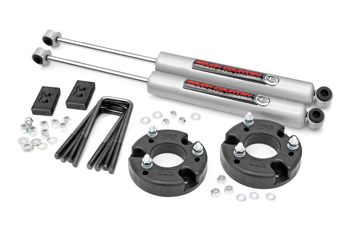 Rough Country 2" Nylon Lift Kit w/N3 Shocks for 21-23 Ford F-150 2WD/4WD - 57130 Fits select: 2022 FORD F150, 2021 FORD F150 SUPER CAB