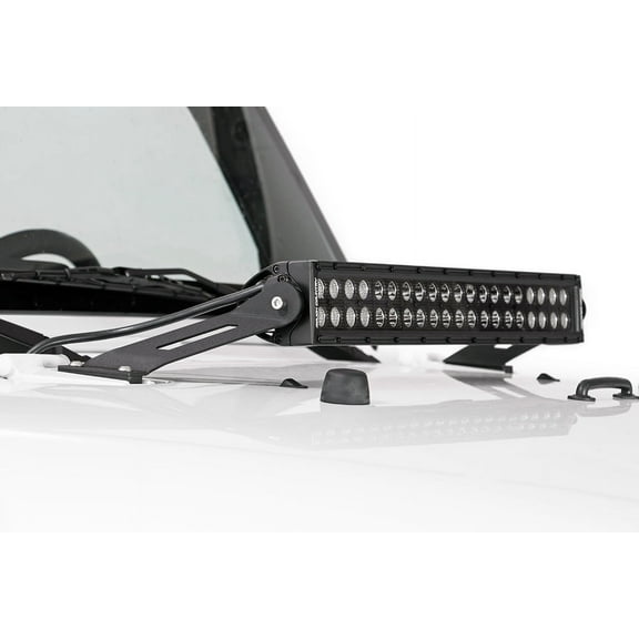 Rough Country 20" Hood LED Brackets for 2007-2018 Jeep Wrangler JK - 70533