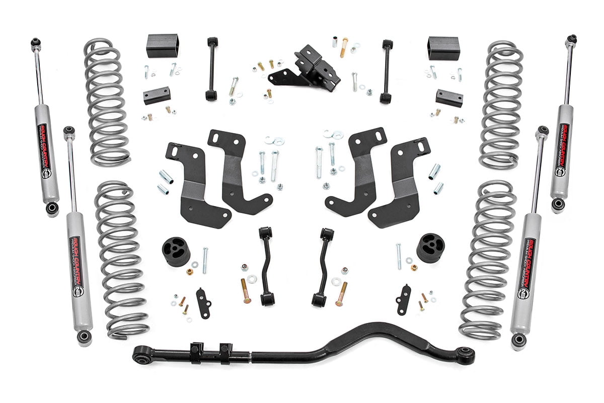 Rough Country 3.5" Lift Kit for 18-23 Jeep Wrangler JL Unlimited Diesel - 78130 Fits select: 2021 JEEP WRANGLER UNLIMITED SPORT, 2023 JEEP WRANGLER 4XE