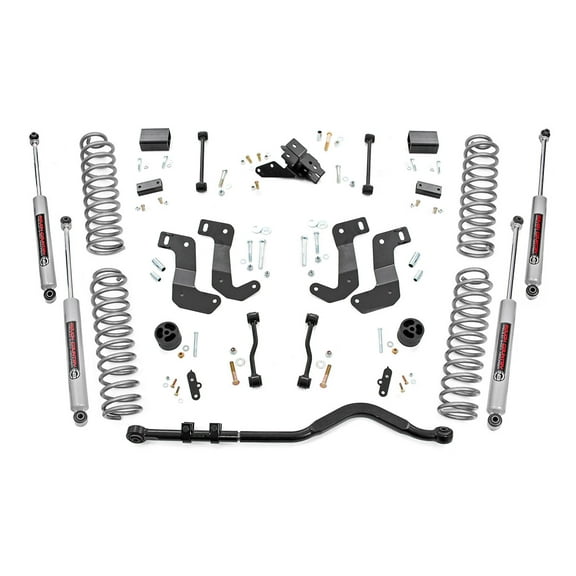 Rough Country 3.5" Lift Kit for 18-23 Jeep Wrangler JL Unlimited Diesel - 78130 Fits select: 2021 JEEP WRANGLER UNLIMITED SPORT, 2023 JEEP WRANGLER 4XE