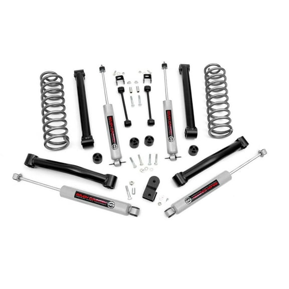 Rough Country 3.5" Lift Kit (fits) 1993-1998 Jeep Grand Cherokee ZJ 4WD | 6CYL | N3 Shocks | Suspension System | 636.20