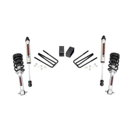 Rough Country 3.5" Lift Kit (fits) 2007-2013 Chevy Silverado GMC Sierra 1500 2WD | N3 Loaded Struts / V2 Shocks | 26871
