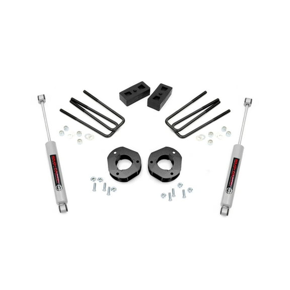 Rough Country 3.5" Lift Kit (fits) 2007-2013 Chevy Silverado GMC Sierra 1500 2WD | N3 Shocks | Suspension | 26830