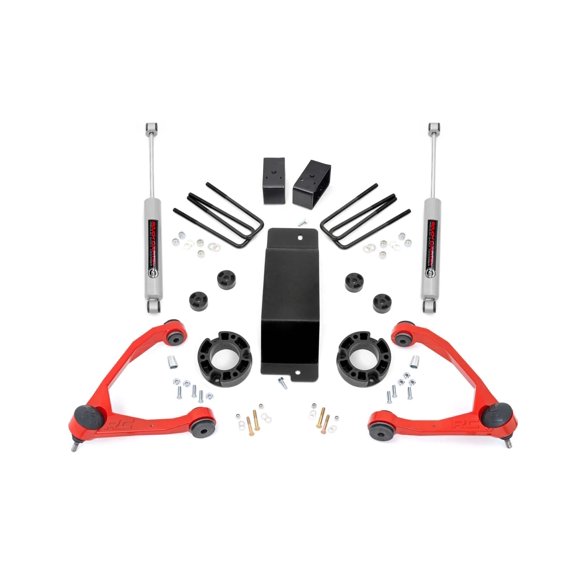 Rough Country 3.5" Lift Kit for 2007-2016 Chevy/GMC 1500 4WD - 19431ARED