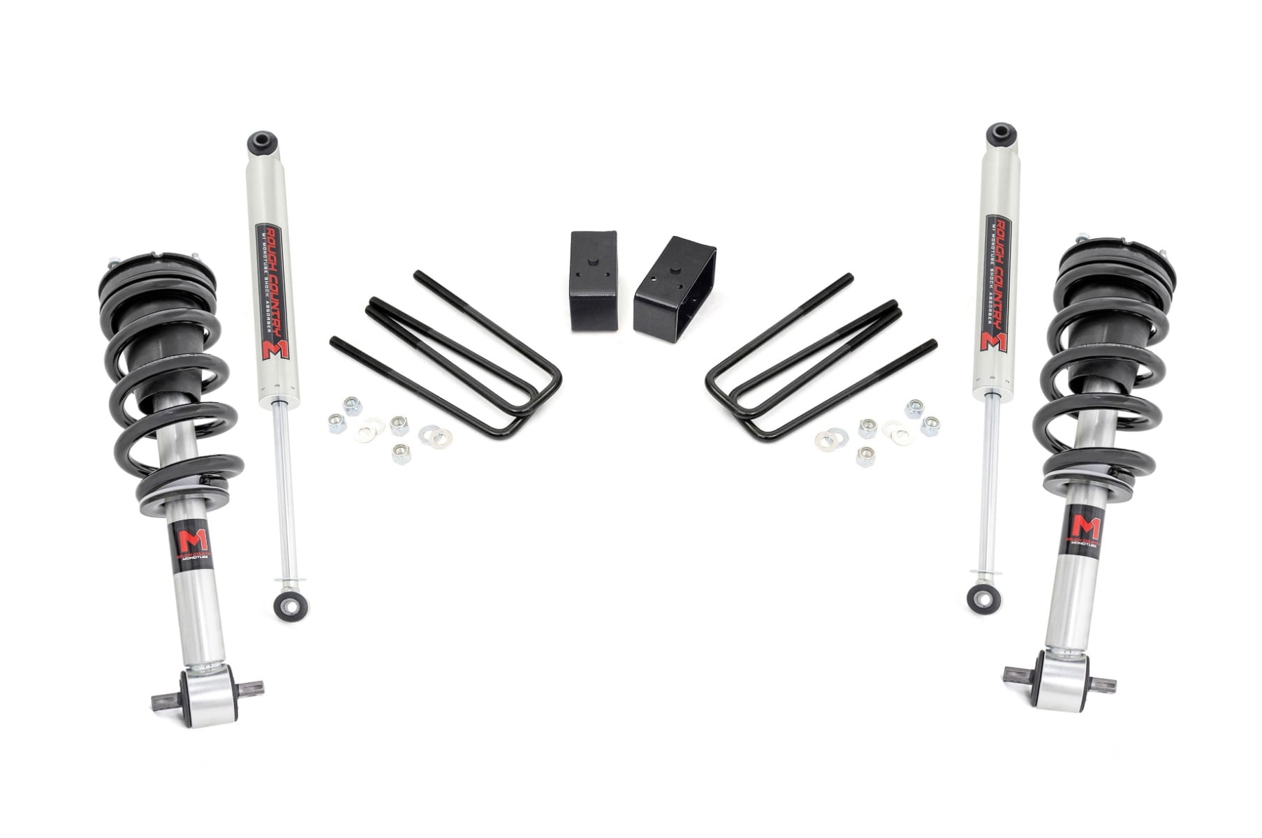 Rough Country 3.5" Lift Kit w/M1 Struts for 0713 Chevy/GMC 1500 2WD