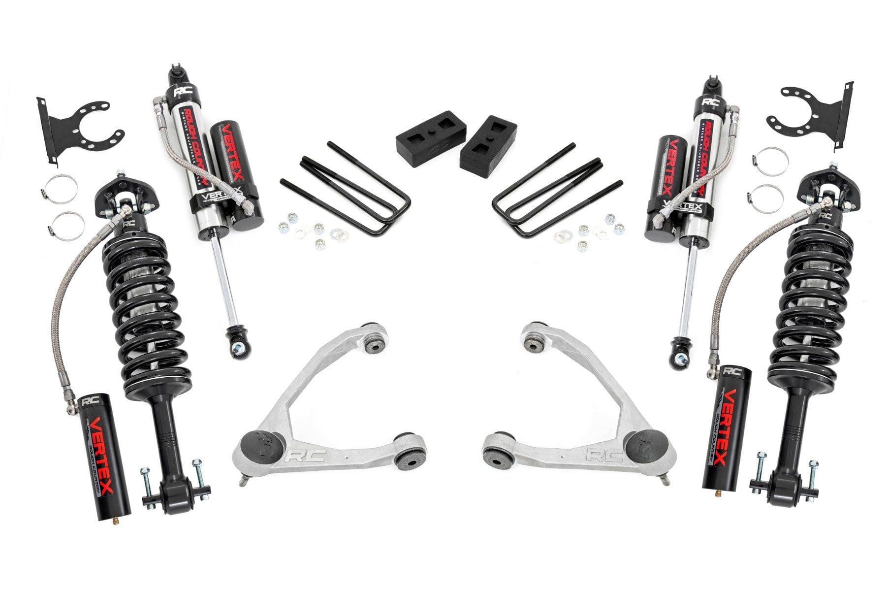 Rough Country 3.5" Vertex Lift Kit for 07-18 Chevy/GMC 1500 2WD - 19850 Fits select: 2007-2016 CHEVROLET SILVERADO, 2007-2016 GMC SIERRA