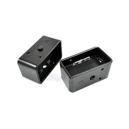 Rough Country 3" Fabricated Steel Rear Lift Blocks | 9/16" Pin - 6594