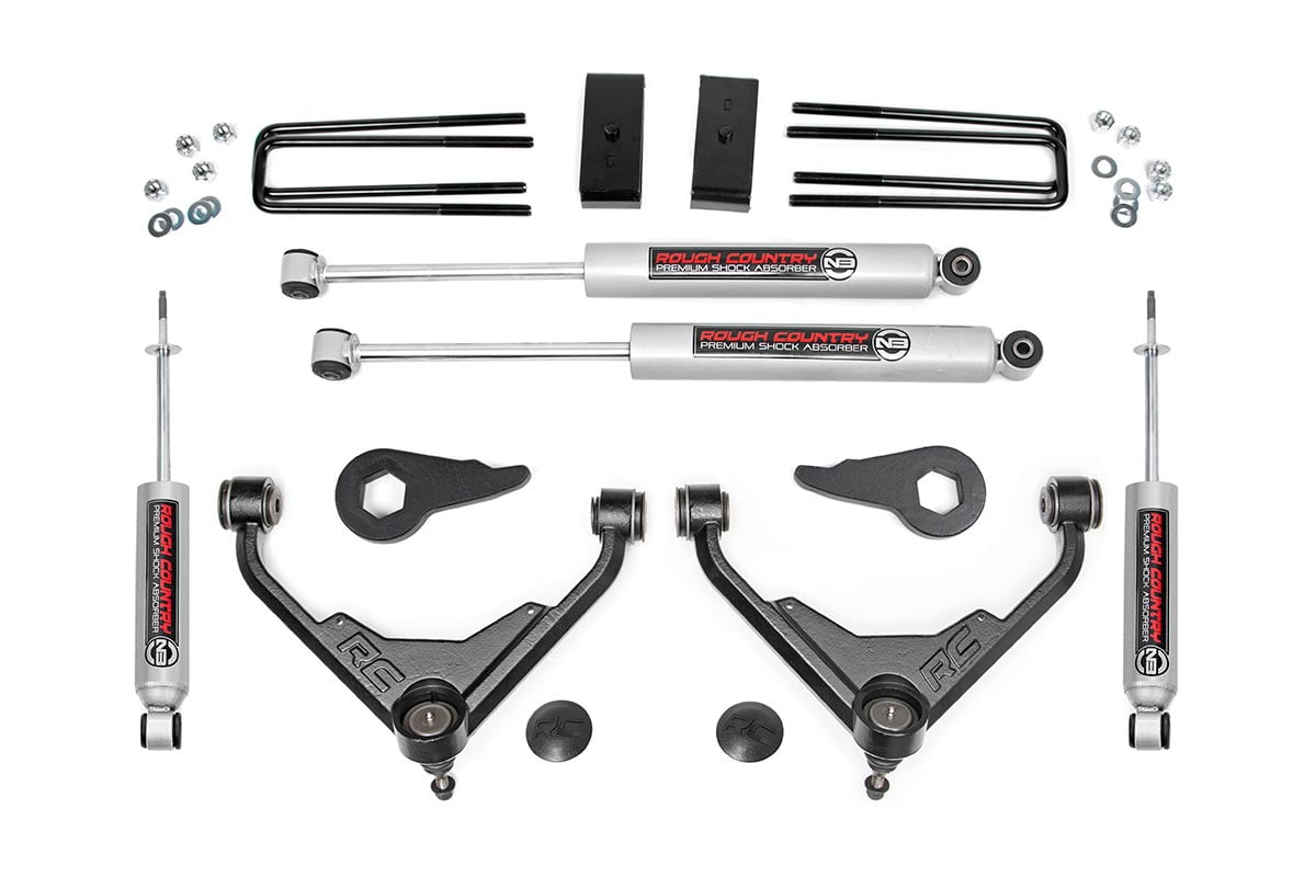 Rough Country 3" Lift Kit (fits) 01-10 Chevy Silverado Suburban