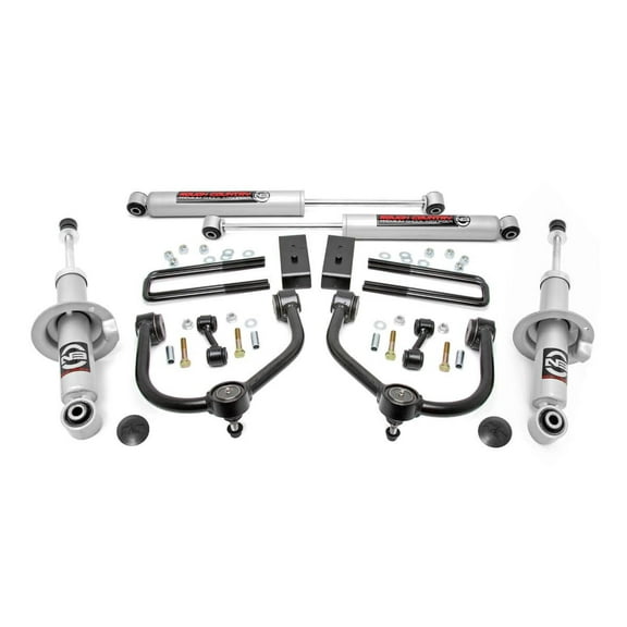 Rough Country 3" Lift Kit (fits) 2004-2015 Titan | N3 Lifted Struts / Shocks | Control Arm Suspension | 83432