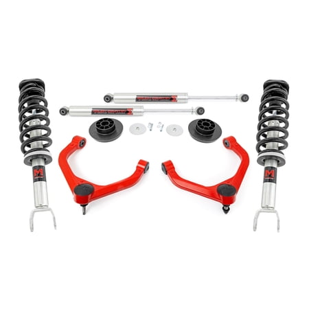 Rough Country 3" Lift Kit w/M1 Struts for 2012-2018 Ram 1500 4WD - 31240RED