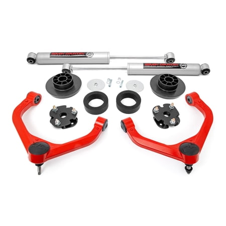 Rough Country 3" Lift Kit w/N3 Shocks for 2012-2018 Ram 1500 4WD - 31230RED