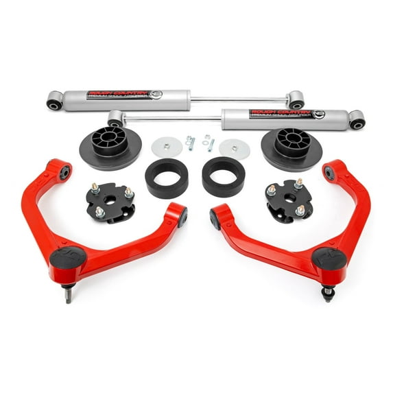 Rough Country 3" Lift Kit w/N3 Shocks for 2012-2018 Ram 1500 4WD - 31230RED