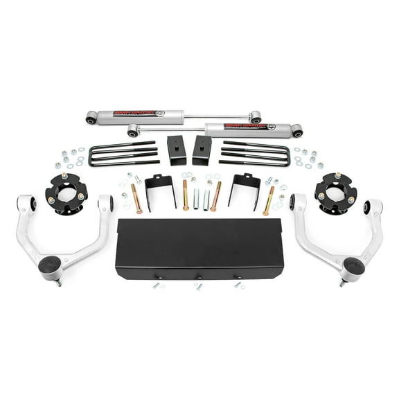 Rough Country 3" Lift Kit w/N3 Shocks for 2016-2024 Titan XD 2WD/4WD - 83630