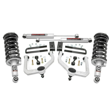 Rough Country 3" Lift Kit w/N3 Struts for 17-22 Nissan Titan 4WD - 83431 Fits select: 2019 NISSAN TITAN SV/PLATINUM/PRO-4X/PLATINUM RESERVE, 2018 NISSAN TITAN S/SV