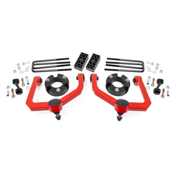 Rough Country 3" Suspension Lift Kit for 2004-2024 Titan 4WD/2WD - 83400RED