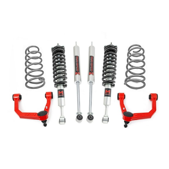 Rough Country 3" Suspension Lift Kit for 2010-2024 Toyota 4Runner 4WD - 76642RED