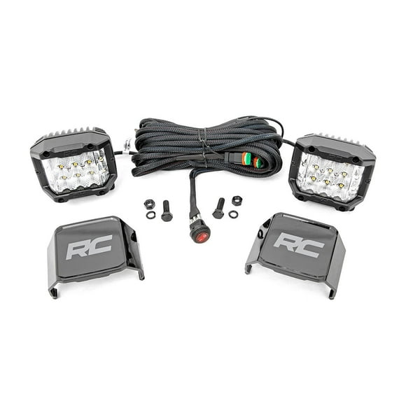 Rough Country 3" Wide Angle OSRAM LED Lights | 13,500 Lumens | Pair - 70904
