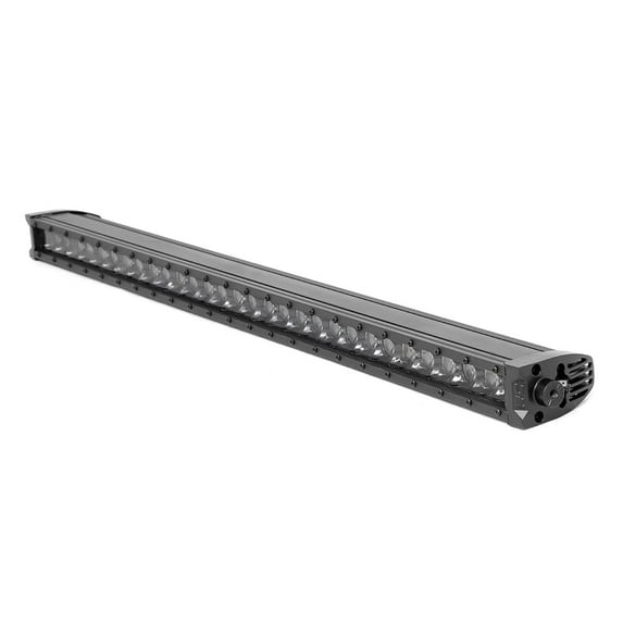 Rough Country 30" Black Series Single Row LED Light Bar | White DRL - 70730BLDRL