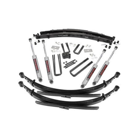 Rough Country 4" Lift Kit for 1975-1977 Dodge W100/W200/W300 | Dana 44 - 335.20