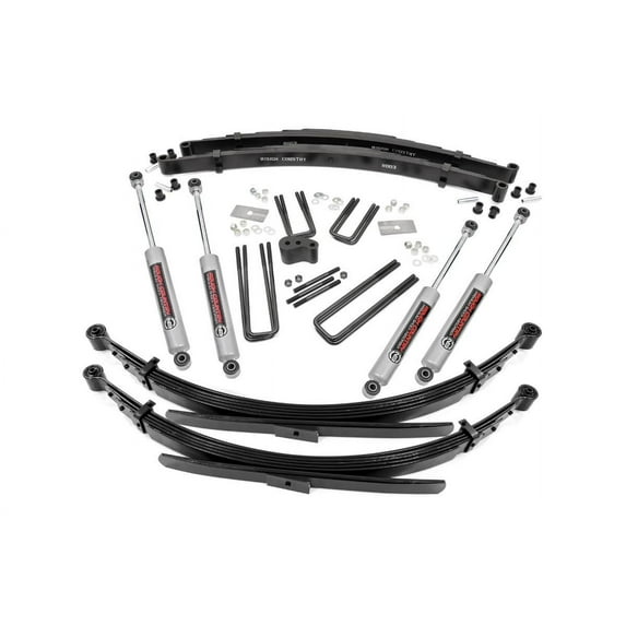 Rough Country 4" Lift Kit for 1975-1977 Dodge W100/W200/W300 | Dana 44 - 335.20