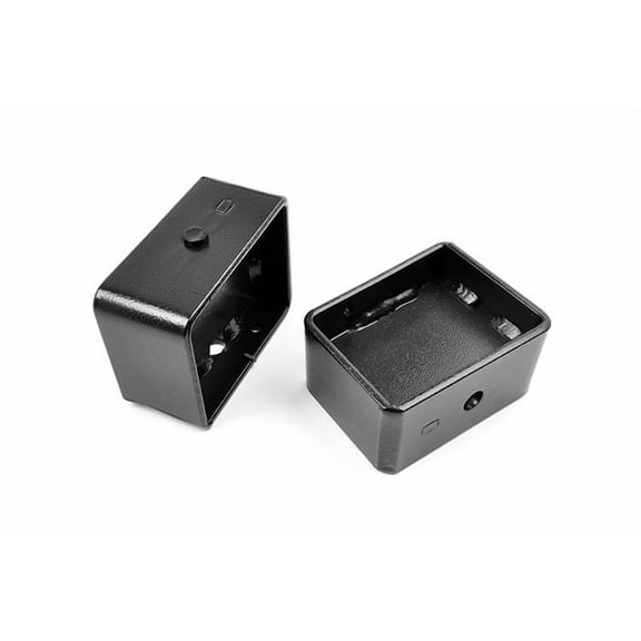 Rough Country 4" Fabricated Steel Rear Lift Blocks | 9/16" Pin - 6593