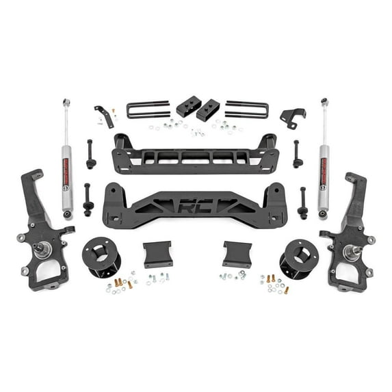 Rough Country 4" Lift Kit (fits) 2004-2008 F150 ( F-150 ) 2WD w/ N3 Shocks Spindle Suspension System 52330