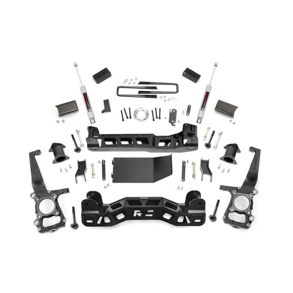 Rough Country 4" Lift Kit (fits) 2009-2010 F150 4WD | N3 Shocks | Knuckle Suspension System | 59930