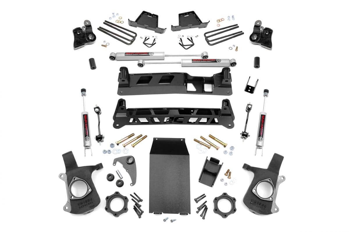 Rough Country 4" Lift Kit (fits) 99-06 Chevy Silverado GMC Sierra 1500 4WD
