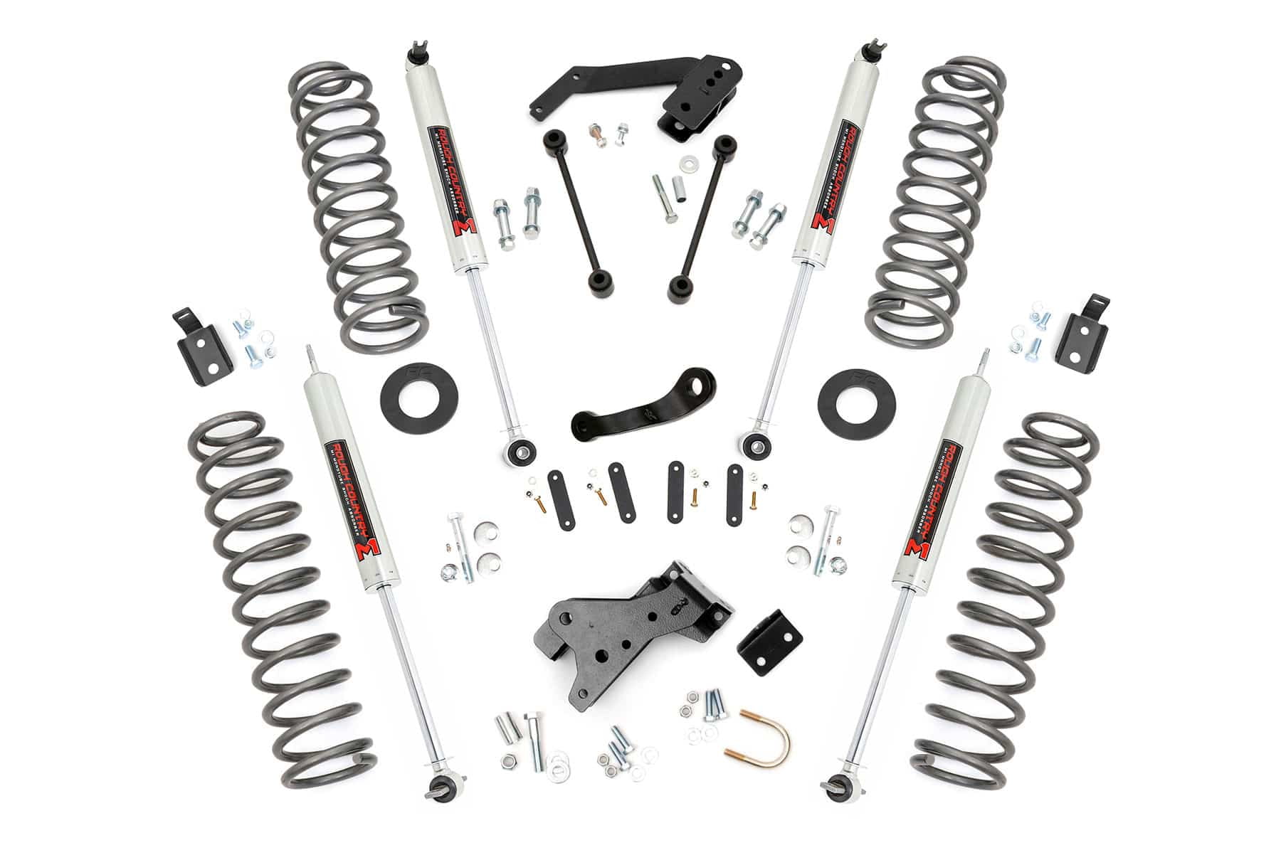 Rough Country 4" Lift Kit for 2007-2018 Jeep Wrangler JK Unlimited - 68140