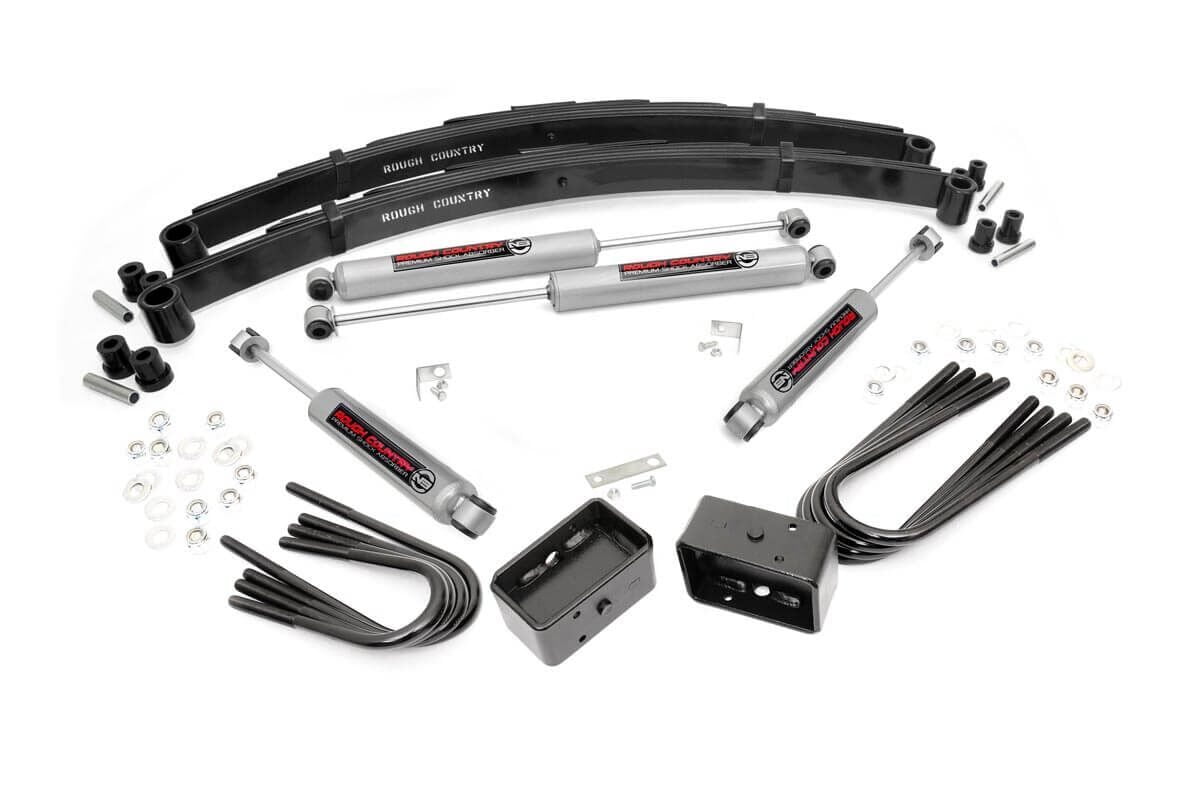 Rough Country 4" Lift Kit for 69-72 Chevy/GMC C/K10 C/K15 C/K25 4WD - 10030 Fits select: 1969-1972 CHEVROLET C10, 1969-1972 CHEVROLET C20