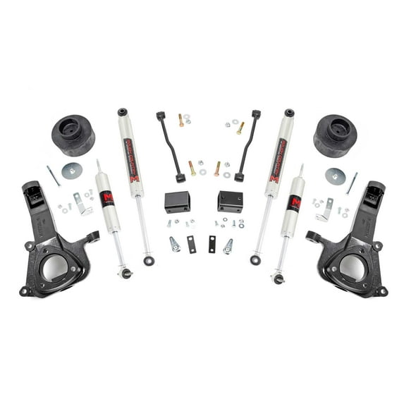 Rough Country 4" Lift Kit w/M1 Shocks for 2009-2018 Ram 1500 2WD - 30740