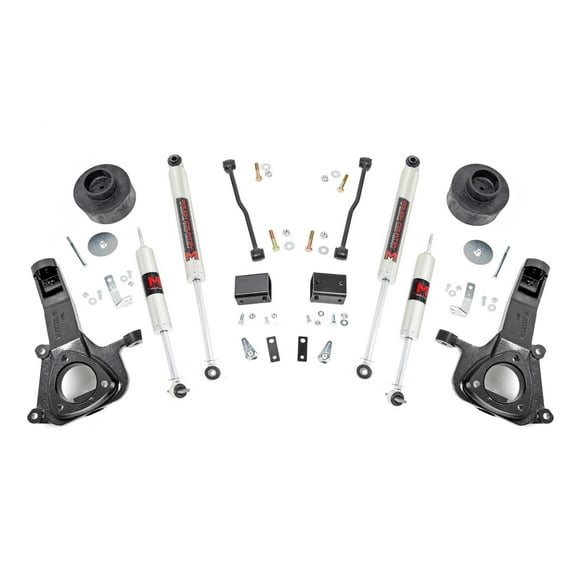 Rough Country 4" Lift Kit w/M1 Shocks for 2009-2018 Ram 1500 2WD - 30740