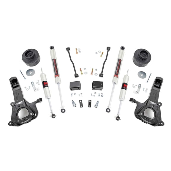 Rough Country 4" Lift Kit w/M1 Shocks for 2009-2018 Ram 1500 2WD - 30740