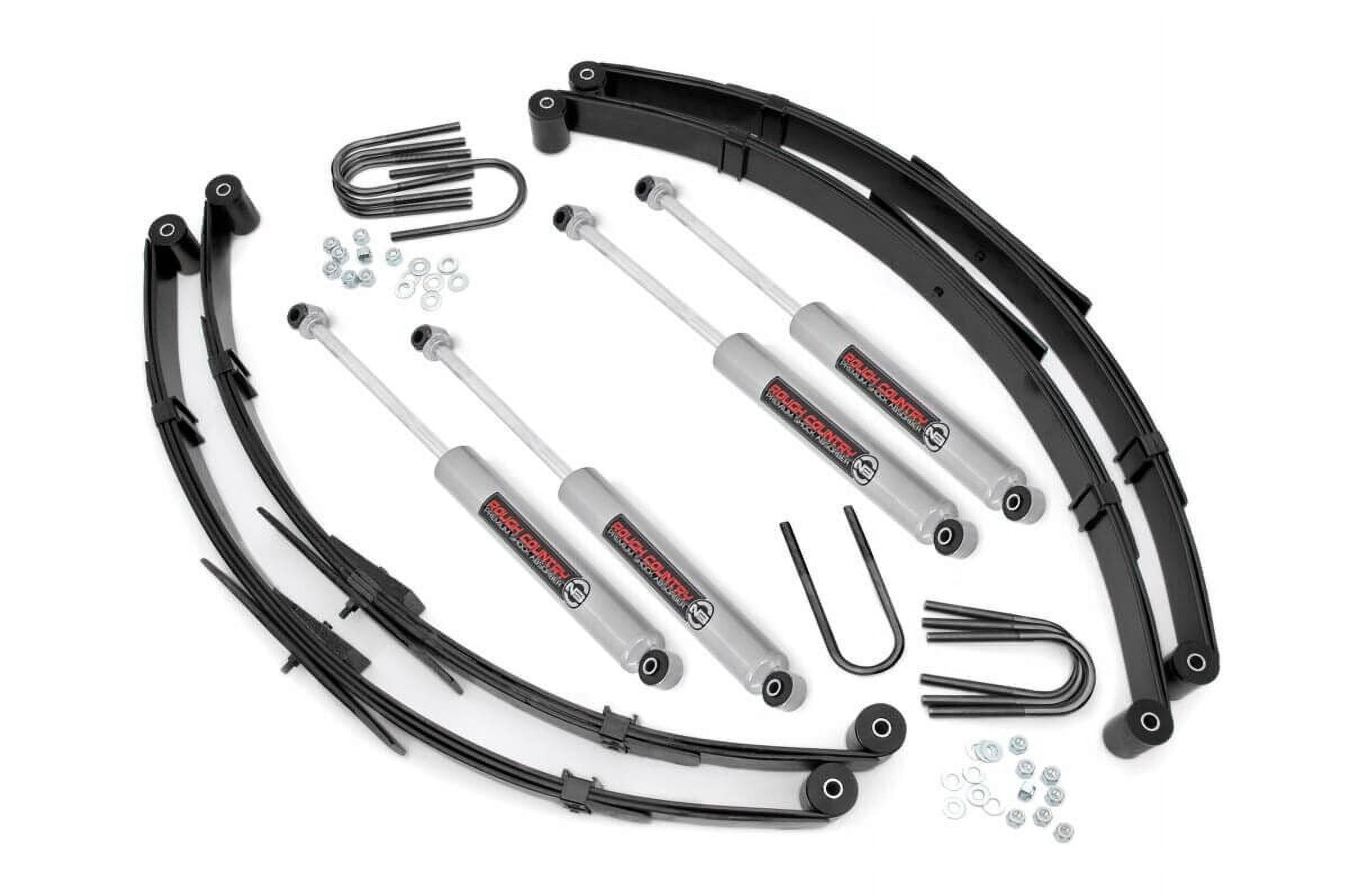 Rough Country 4" Lift Kit w/N3 Shocks for 64-80 FJ-40 Land Cruiser 4WD - 73530 Fits select: 1971-1984 TOYOTA LAND CRUISER