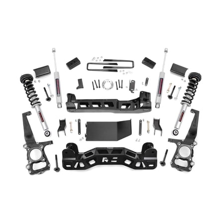 Rough Country 4" Lift Kit w/N3 Struts for 2011-2013 Ford F-150 4WD - 57432