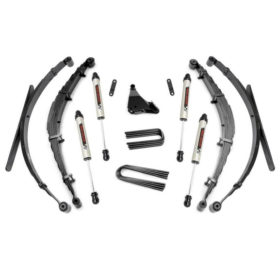 Rough Country 4" Lift Kit w/V2 Shocks for 1999-2004 Ford Super Duty 4WD - 50170