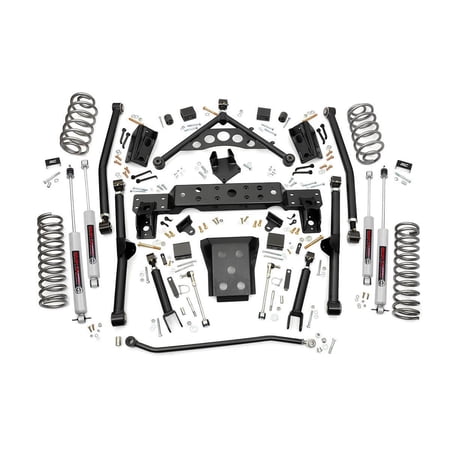 Rough Country 4" Long Arm Lift Kit for 1999-2004 Jeep Grand Cherokee WJ - 90820