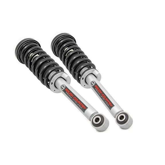 Rough Country 4" N3 Loaded Struts (fits) 2009-2013 F150 ( F-150 ) 4WD Lifted Coil Spring Struts 500054