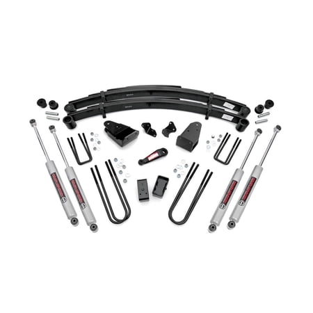 Rough Country 4" Suspension Lift Kit for 1987-1997 Ford F-250 4WD - 490-87UP30