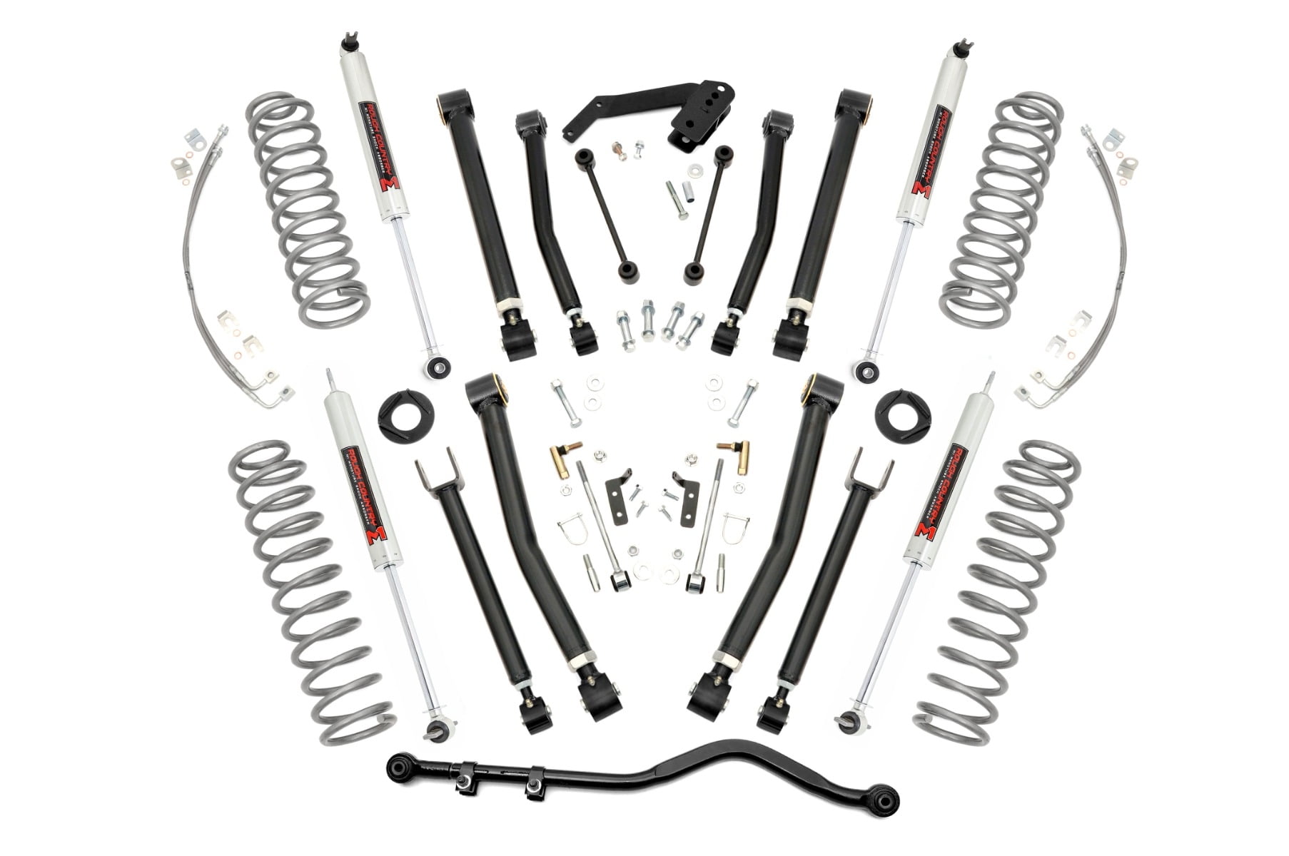 Rough Country 4" X-Series Lift Kit for 07-18 Jeep Wrangler JK Unlimited - 67440 Fits select: 2015-2017 JEEP WRANGLER UNLIMITED SPORT, 2012-2014 JEEP WRANGLER SPORT