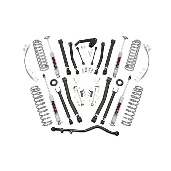 Rough Country 4" X-Series Lift Kit for 2007-2018 Jeep Wrangler JK 2-Door - 67330