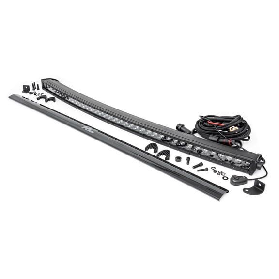 Rough Country 40" Black Series Curved Single Row CREE LED Light Bar - 72740BL