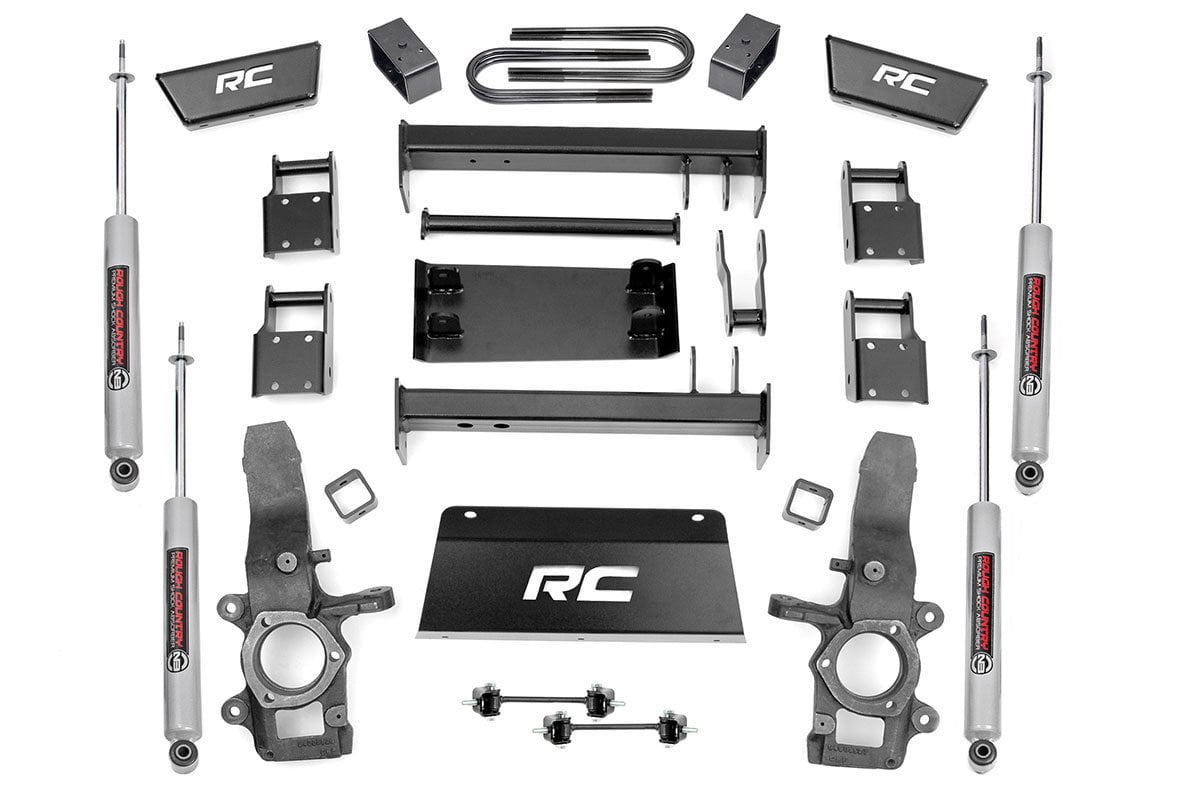 Rough Country 5" Lift Kit (fits) 1997-2003 F150 4WD | N3 Shocks | Lifted Knuckles Suspension System | 476.20