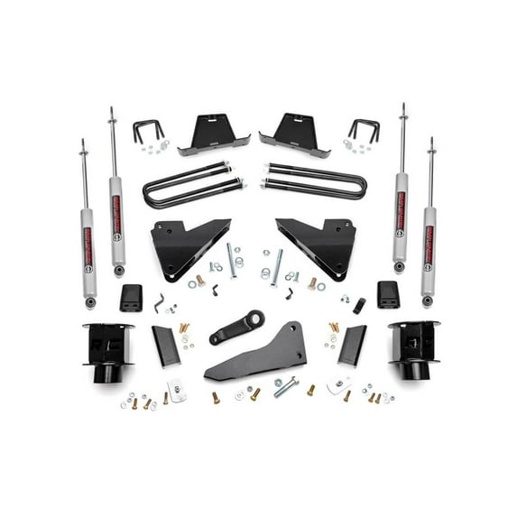 Rough Country 5" Lift Kit (fits) 2013-2015 RAM Truck 3500 4WD w/ N3 Shocks Suspension System 35620