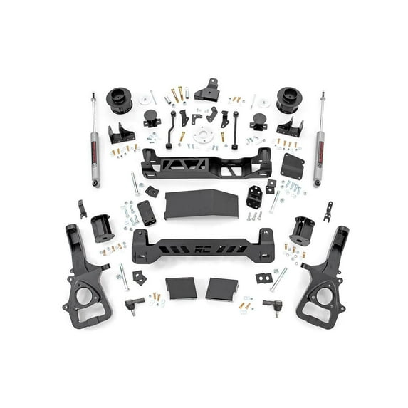 Rough Country 5" Lift Kit (fits) 2019-2020 Ram Truck 1500 4WD Air Ride | N3 Shocks | Knuckle Suspension System | 33830A